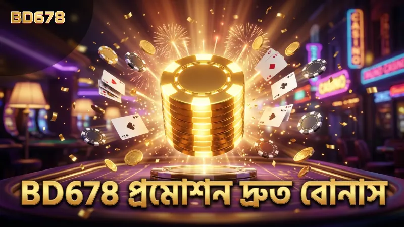 সেরা ৫টি BD678 প্রমোশন যা আপনার জয় বাড়াতে পারে 1 BD678 প্রমোশনের দ্রুত বোনাস প্রাপ্তির সময় বুঝুন