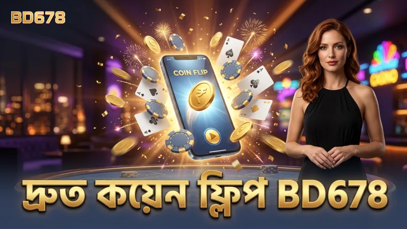 কয়েন ফ্লিপ গেম খেলার জন্য একটি সহজ নিয়মাবলি 13 BD678 মোবাইল গেমিংয়ে দ্রুত ও সহজ কয়েন ফ্লিপ খেলার অভিজ্ঞতা।