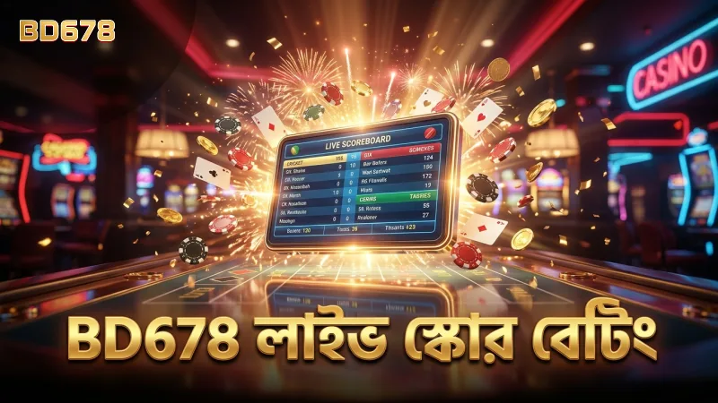 লাইভ স্কোর ও সঠিক ডাটা ফিডের মাধ্যমে BD678-এ বেটিং সঠিকভাবে করুন