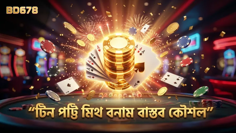 টিন পট্টি খেলায় বাজি ব্যবস্থাপনায় মিথ ও বাস্তব পার্থক্য